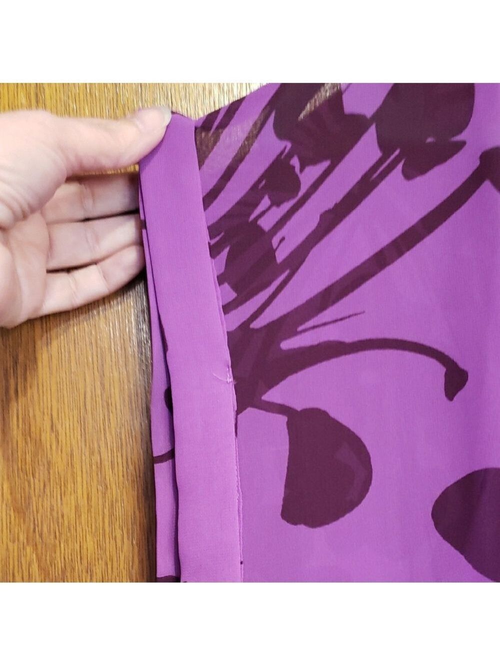 Old Navy Purple Floral Print Shift Dress - Picture 6 of 13